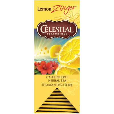 The Hain Celestial Group Celestial Seasonings Lemon Zinger Herbal Tea Bag, 1 Box, CST031010