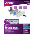 Avery The Mighty Badge by Reusable Magnetic Professional Name Badge Kits, 10 Pack, AVE71205