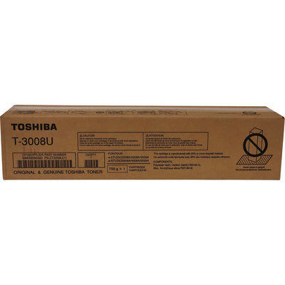 Toshiba Original Laser Toner Cartridge - Black -, TOST3008U