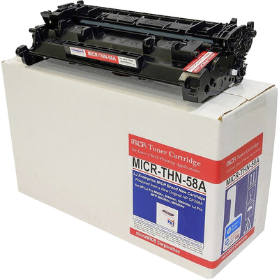 microMICR MICR Laser Toner Cartridge 58A (CF258A) - Black -, MCMMICRTHN58A