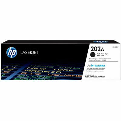 HP 202A (CF500AM) Original Laser Toner Cartridge - Cyan, Magenta, Yellow - 3 / Carton, HEWCF500AM