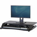 Fellowes Corsivo Sit-Stand Workstation, Black, FEL8091001