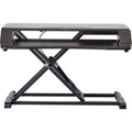 Fellowes Corsivo Sit-Stand Workstation, Black, FEL8091001