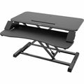Fellowes Corsivo Sit-Stand Workstation, Black, FEL8091001