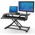 Fellowes Corsivo Sit-Stand Workstation, Black, FEL8091001