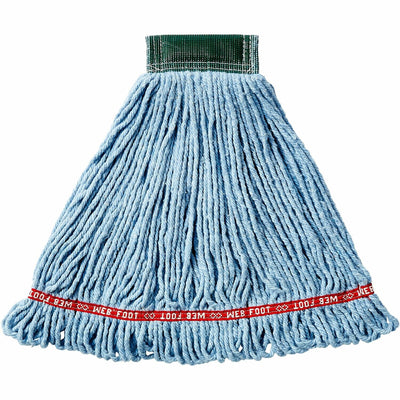 Rubbermaid Commercial 5" Headband Shrinkless Wet Mop, Blue, 6 / Carton, RCPA25206BE