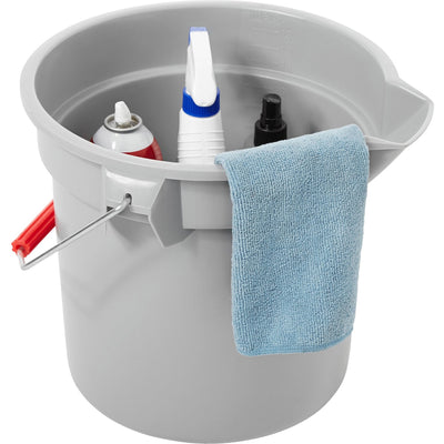 Rubbermaid Commercial Brute 14-quart Round Bucket, Gray, RCP261400GY