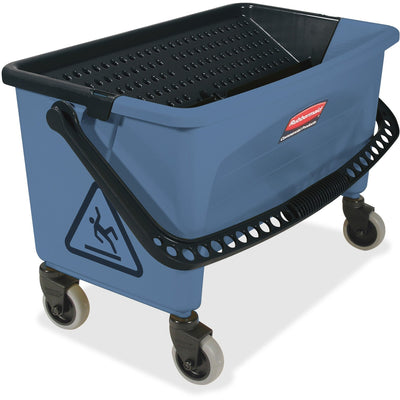 Rubbermaid Commercial Finish Mop Bucket w/ Wringer, Blue, 1 Carton, RCPQ93000BE