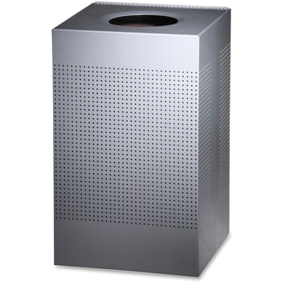 Rubbermaid Commercial Silhouettes 20G Waste Container, Silver Metallic, 20 gal, RCPSC18EPLSM