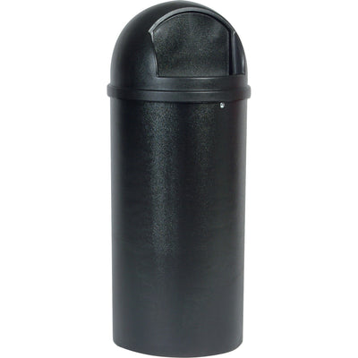 Rubbermaid Commercial Marshal 25 gallon Container, Black, RCP817088BK