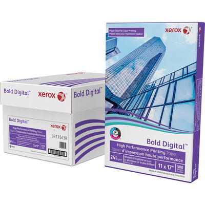 Xerox Bold Digital High Performance Paper -, White, 11" x 17", 500 / Ream, XER3R11543R