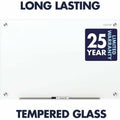 ACCO Quartet Infinity Magnetic Glass Dry-Erase Board, White, 48" x 36", QRTG24836W