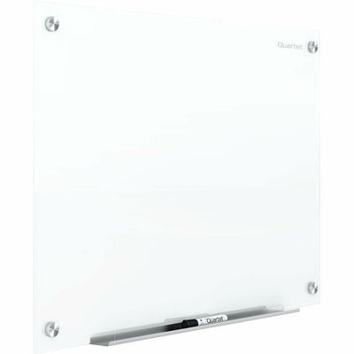 ACCO Quartet Infinity Magnetic Glass Dry-Erase Board, White, 48" x 36", QRTG24836W