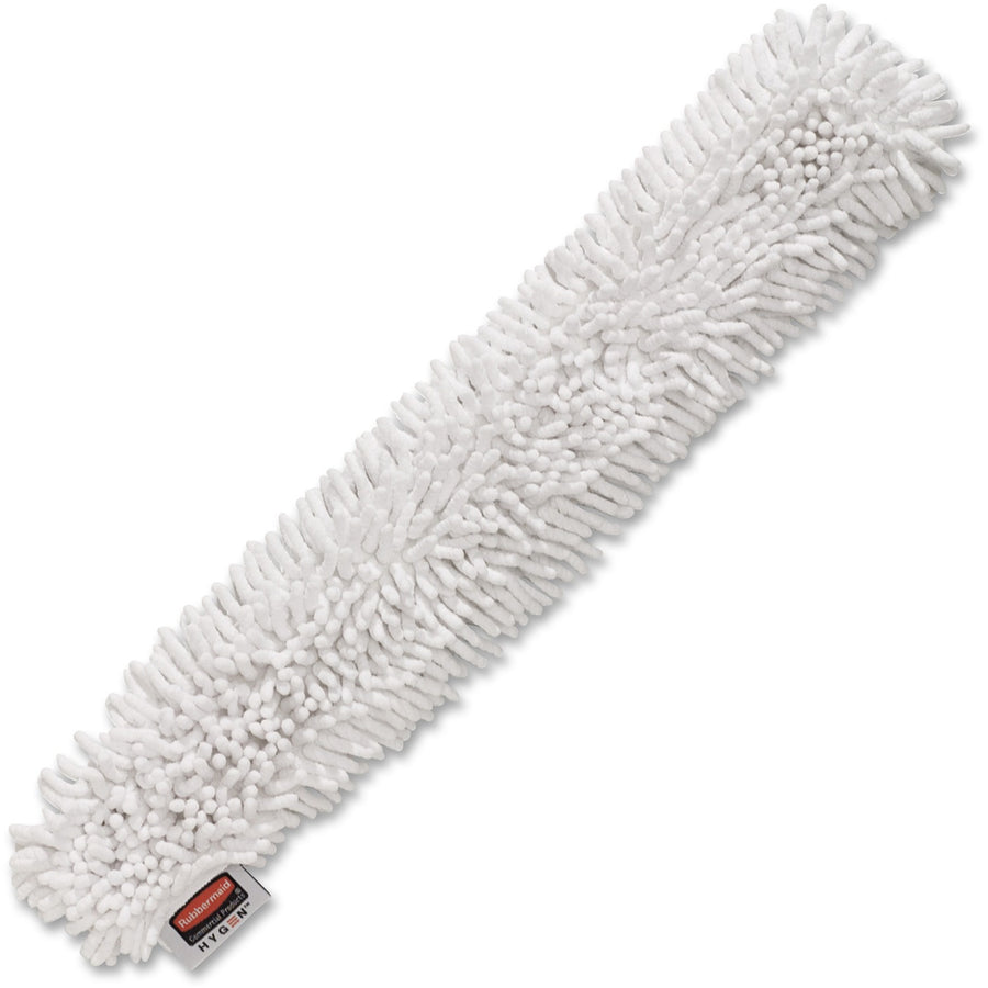 Rubbermaid Commercial Hygen Flexi Wand Dusting Sleeve, Executive, White, MicroFiber, Washable, RCPQ853WHI