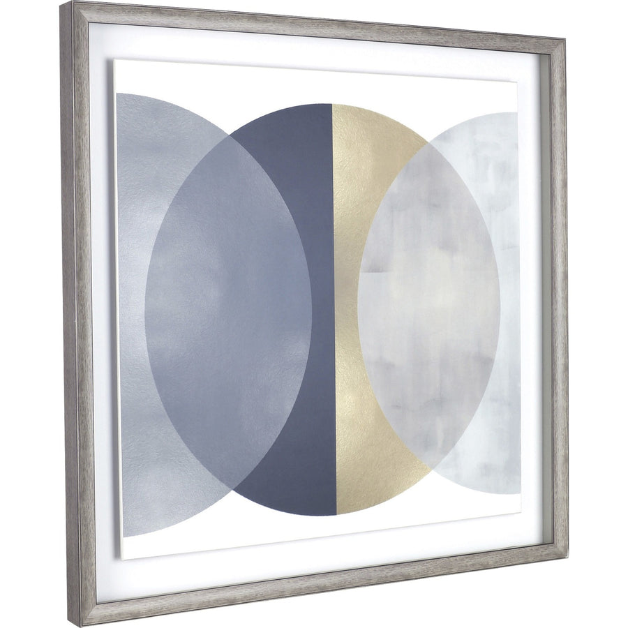 Lorell Circle II Framed Abstract Art, Yellow, LLR04475