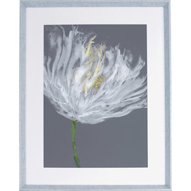 Lorell White Flower I Framed Abstract Art, LLR04478