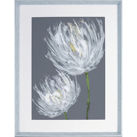 Lorell White Flower II Framed Abstract Art, LLR04479