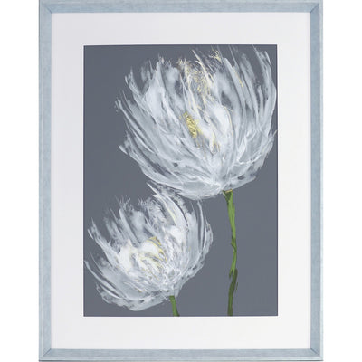 Lorell White Flower II Framed Abstract Art, LLR04479