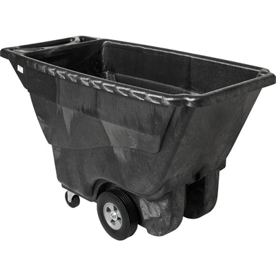 Rubbermaid Commercial Structural Foam Tilt Dump Truck, Black, RCP9T14BLA