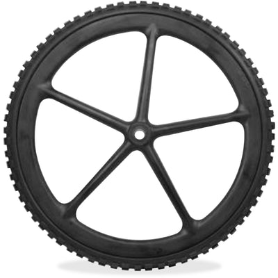 Rubbermaid Commercial Big Wheel Cart Replacement Wheel, Black, 1 Carton, RCPM1564200