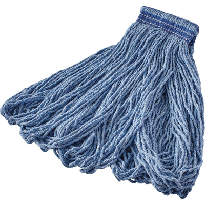 Rubbermaid Commercial Universal Headband Blend Wet Mop, Blue, 12 / Carton, RCPE238