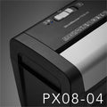 ACCO GBC ShredMaster PX08-04 Cross-Cut Paper Shredder, Chrome, GBC1757404