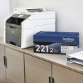 Brother TN221 Original Standard Yield Laser Toner Cartridge - Twin-pack - Black - 1 Box, BRTTN2212PK