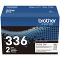 Brother TN336 Original High Yield Laser Toner Cartridge - Twin-pack - Black - 1 Box, BRTTN3362PK