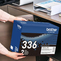 Brother TN336 Original High Yield Laser Toner Cartridge - Twin-pack - Black - 1 Box, BRTTN3362PK