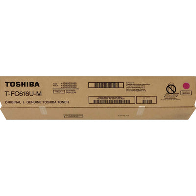 Toshiba Original Laser Toner Cartridge - Magenta -, TOSTFC616UM