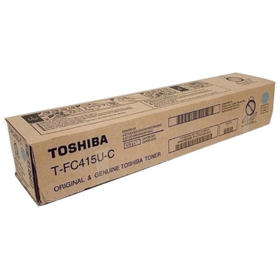 Toshiba Original Laser Toner Cartridge - Cyan -, TOSTFC415UC