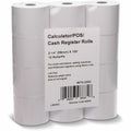 ICONEX 2-1/4"x150' Blended Bond Paper Roll, White, 2 1/4" x 150 ft, 1 Pack, ICX90742202
