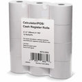 ICONEX 2-1/4"x150' Blended Bond Paper Roll, White, 2 1/4" x 150 ft, 1 Pack, ICX90742202