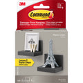 3M Command Display Ledges, Slate, 2 / Pack, MMMHOM23S2ES