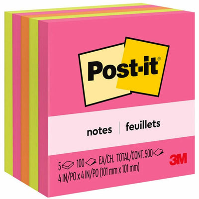 3M Post-it Notes - Poptimistic Color Collection, Neon Orange, 1 Pack, MMM6755AN