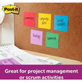 3M Post-it Super Sticky Notes Bus Cabinet Pack, Candy Red, 1 Pack, MMM65424SSBUS