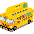 3M Post-it Super Sticky Notes Bus Cabinet Pack, Candy Red, 1 Pack, MMM65424SSBUS