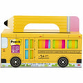 3M Post-it Super Sticky Notes Bus Cabinet Pack, Candy Red, 1 Pack, MMM65424SSBUS