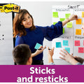 3M Post-it Super Sticky Notes Bus Cabinet Pack, Candy Red, 1 Pack, MMM65424SSBUS