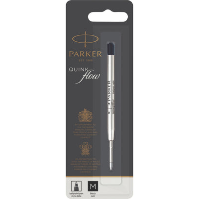 Newell Parker Quinkflow Black Ink Ballpen Refill, PAR1950369