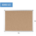Bi-silque S.A MasterVision Ayda Cork Bulletin Board, BVCCA03409214