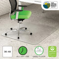 Deflecto Earth Source Hard Floor Chair Mat, Clear, DEFCM2E142PB