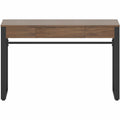 Lorell SOHO Desk with Center Drawer, Brown, LLR97617