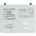 U Magnetic Cubicle/Wall Glass Frameless Dry-Erase Board, UBR3032U00-01