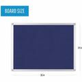 Bi-silque S.A MasterVision Ayda Fabric 24"W Bulletin Board, BVCFA03439214