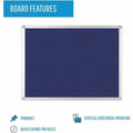 Bi-silque S.A MasterVision Ayda Fabric 24"W Bulletin Board, BVCFA03439214