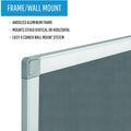 Bi-silque S.A MasterVision Ayda Fabric 24"W Bulletin Board, BVCFA03429214