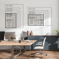 U Linen Bulletin Board, UBR3264U00-01