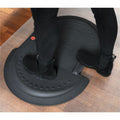 Floortex AFS-TEX System 5000X Anti-fatigue Ergonomic Stand-up Desk Mat, Black, FLRFCA5XBK2535