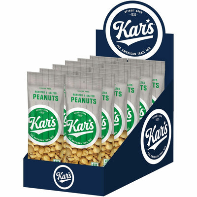 Kar's Nuts Roasted & Salted Peanuts, 12 / Box, KARSN08237